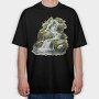 Waterfall Forest Cliff, Tricou Oversize Barbati (Unisex)