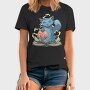 Magical Cat With Book Whimsical, Tricou Barbati (Unisex)