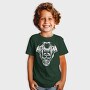 Cool Viking Skulls Bear Man, Tricou Copii