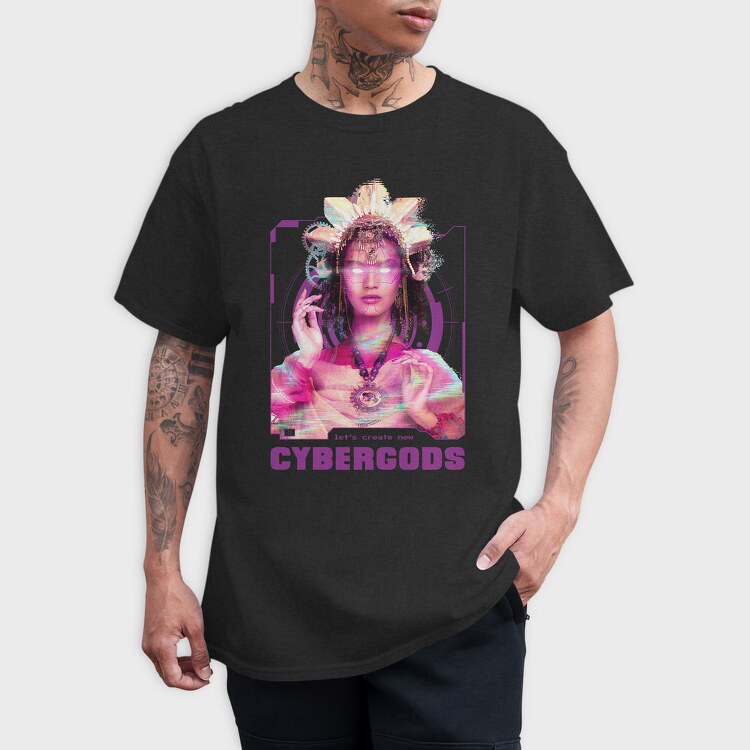 Cyborg Goddess Gods, Tricou Barbati (Unisex)
