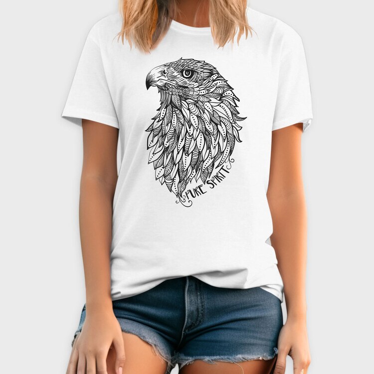 Eagle Illustration, Tricou Barbati (Unisex)