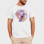 Snowboard Retro Sunset, Tricou Barbati (Unisex)
