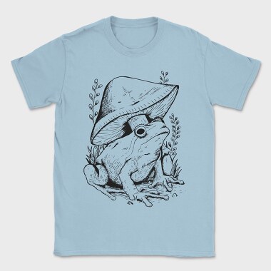 Frog And Mushroom Hand Drawn, Tricou Barbati (Unisex)