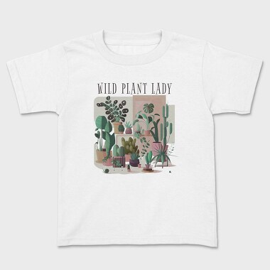 Botanical Wild Plant Lady, Tricou Copii