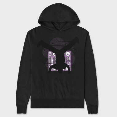Breakdancing Breakdancer, Hanorac Oversize Barbati (Unisex)