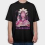 Cyborg Goddess Gods, Tricou Oversize Barbati (Unisex)