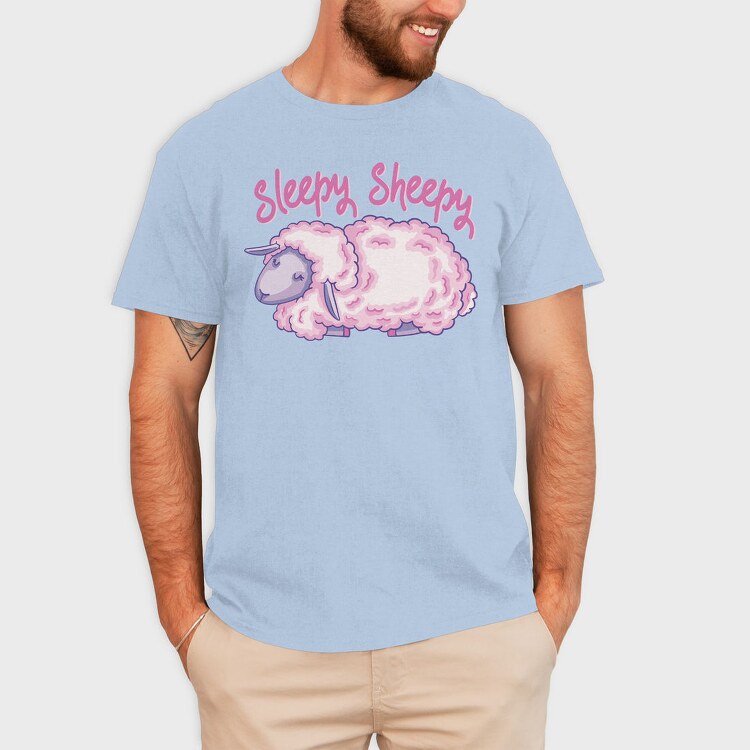 Sleepy Sheepy, Tricou Barbati (Unisex)