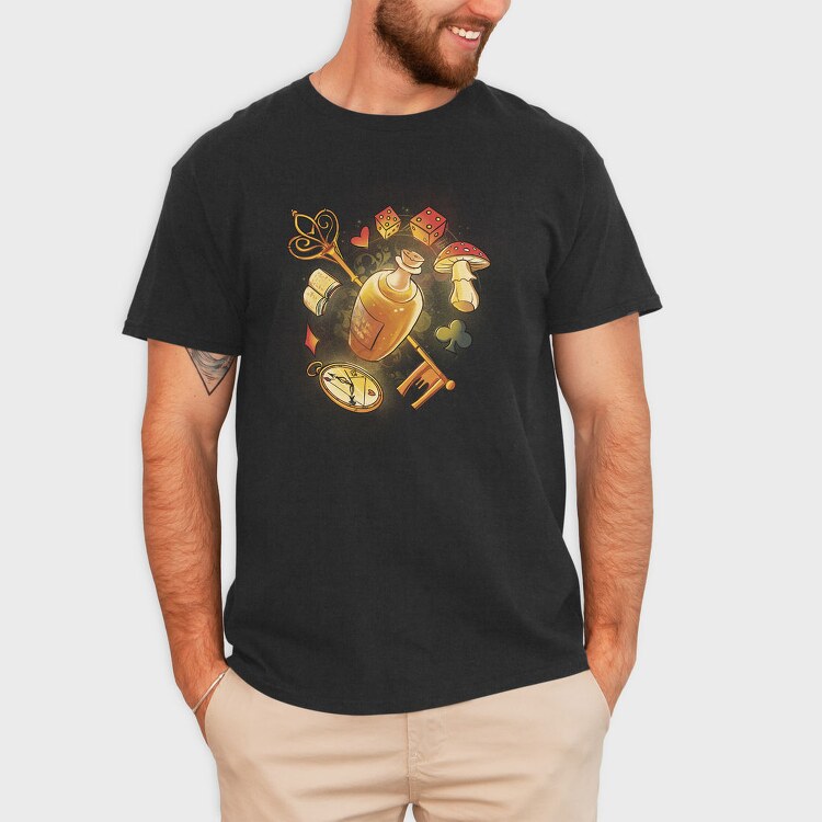 Magical Elements Fantasy Magic, Tricou Barbati (Unisex)