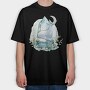 Whale Crystal Ocean, Tricou Oversize Barbati (Unisex)