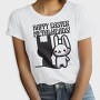 Easter Metalhead Bunny Metal, Tricou Femei