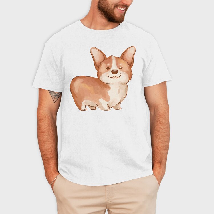 Corgi Cutie, Tricou Barbati (Unisex)