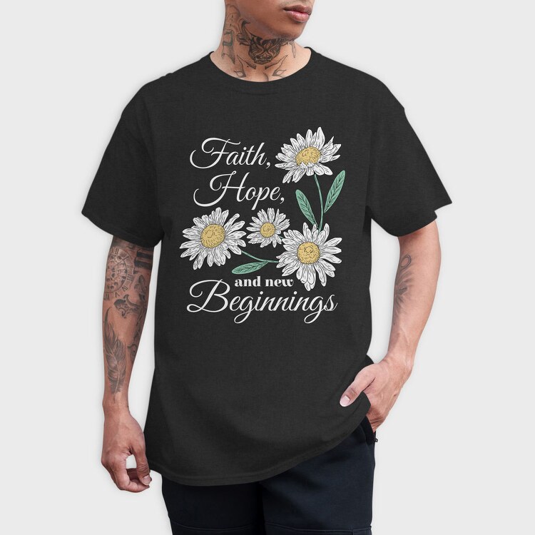 Easter New Beginnings Trend, Tricou Barbati (Unisex)