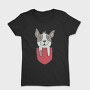 French Bulldog Pocket, Tricou Femei