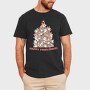 Corgi Dog Christmas Tree Corgies, Tricou Barbati (Unisex)