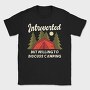 Introvert Camping, Tricou Barbati (Unisex)