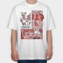 Japanese Comics 2, Tricou Oversize Barbati (Unisex)