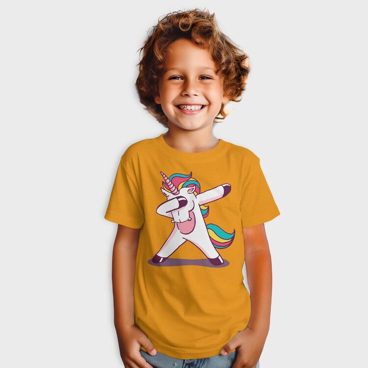 Dab Animal Comics Unicorn, Tricou Copii