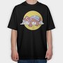 Sleepy Sloth In The Clouds, Tricou Oversize Barbati (Unisex)