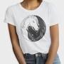 Yin Yang Horses Animals, Tricou Femei