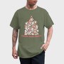 Corgi Dog Christmas Tree Corgies, Tricou Barbati (Unisex)