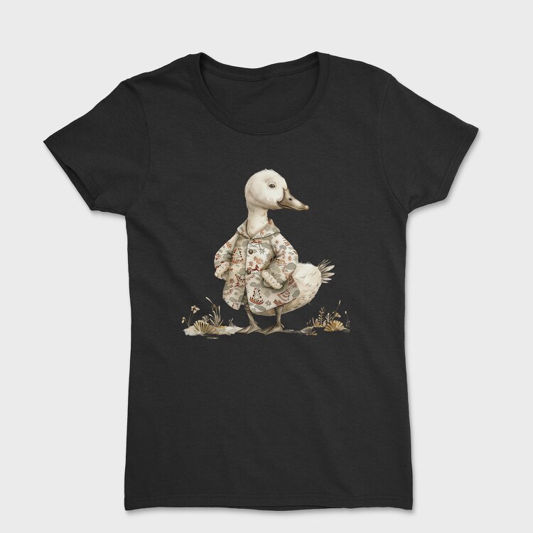 Whimsical Duck Jacket, Tricou Femei
