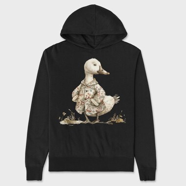 Whimsical Duck Jacket, Hanorac Oversize Barbati (Unisex)
