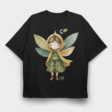 Whimsical Fairy Hat, Tricou Oversize Barbati (Unisex)