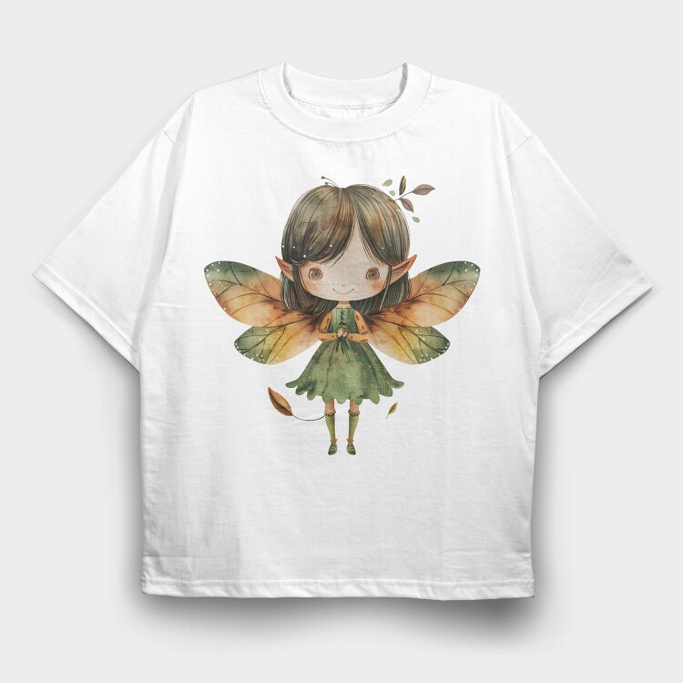 Whimsical Fairy Wings, Tricou Oversize Barbati (Unisex)