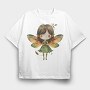 Whimsical Fairy Wings, Tricou Oversize Barbati (Unisex)