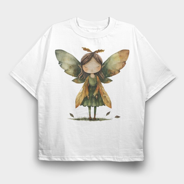 Whimsical Fairy Woodland, Tricou Oversize Barbati (Unisex)