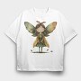 Whimsical Fairy Woodland, Tricou Oversize Barbati (Unisex)