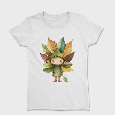 Whimsical Fall Gnome, Tricou Femei