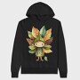 Whimsical Fall Gnome, Hanorac Oversize Barbati (Unisex)