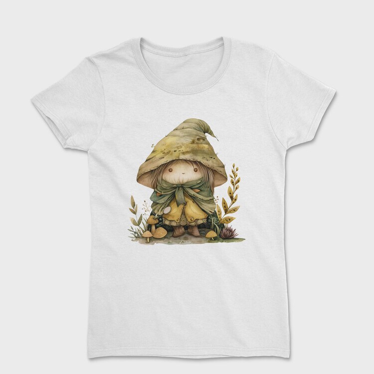 Whimsical Fantasy Gnome, Tricou Femei