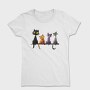 Whimsical Feline Friends, Tricou Femei