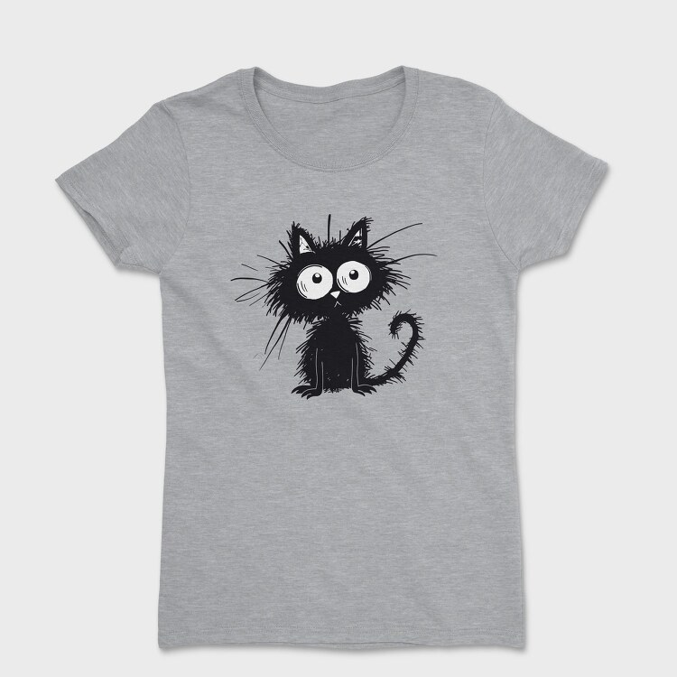Whimsical Feline Lover, Tricou Femei