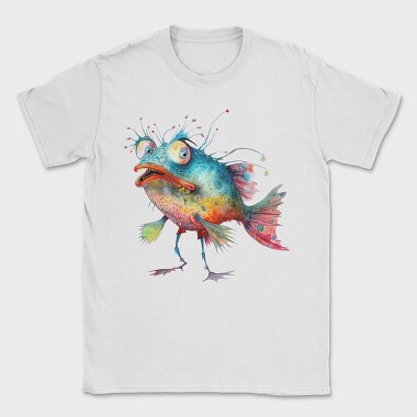 Whimsical Fish Monster, Tricou Barbati (Unisex)