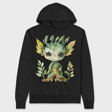 Whimsical Forest Gnome, Hanorac Oversize Barbati (Unisex)