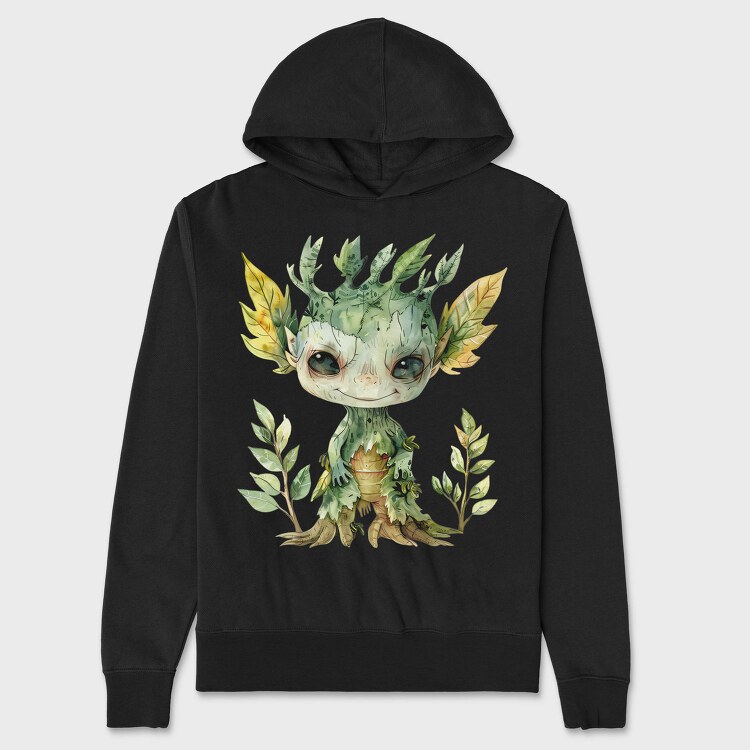 Whimsical Forest Gnome, Hanorac Oversize Barbati (Unisex)