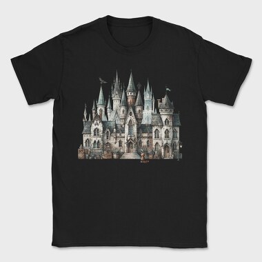 Whimsical Gothic Castle, Tricou Barbati (Unisex)