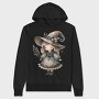 Whimsical Gothic Witch, Hanorac Oversize Barbati (Unisex)