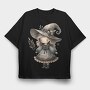 Whimsical Gothic Witch, Tricou Oversize Barbati (Unisex)