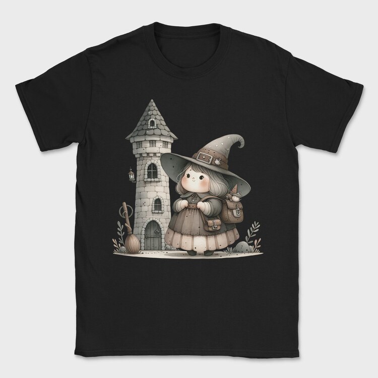Whimsical Halloween Castle, Tricou Barbati (Unisex)