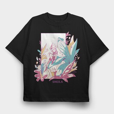 Magical Fairy In Flower Field Fairycore 07, Tricou Oversize Barbati (Unisex)