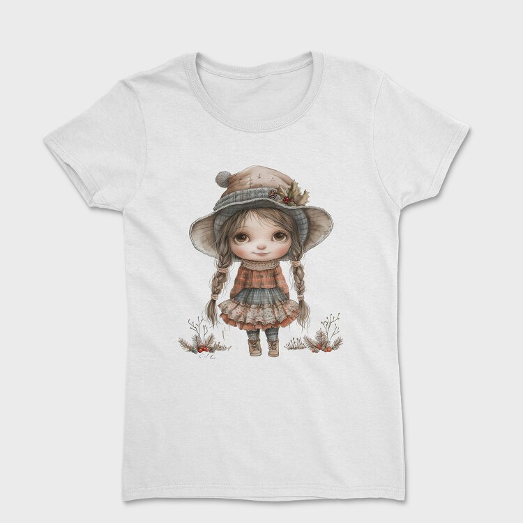 Whimsical Snow Princess, Tricou Femei