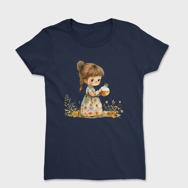 Whimsical Witch Flower, Tricou Femei