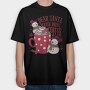 Snowman Coffee Dear Santa, Tricou Oversize Barbati (Unisex)