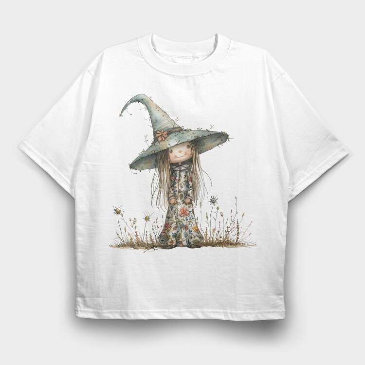 Whimsical Witchy17, Tricou Oversize Barbati (Unisex)