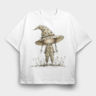 Whimsical Witchy6, Tricou Oversize Barbati (Unisex)