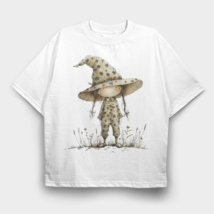 Whimsical Witchy6, Tricou Oversize Barbati (Unisex)